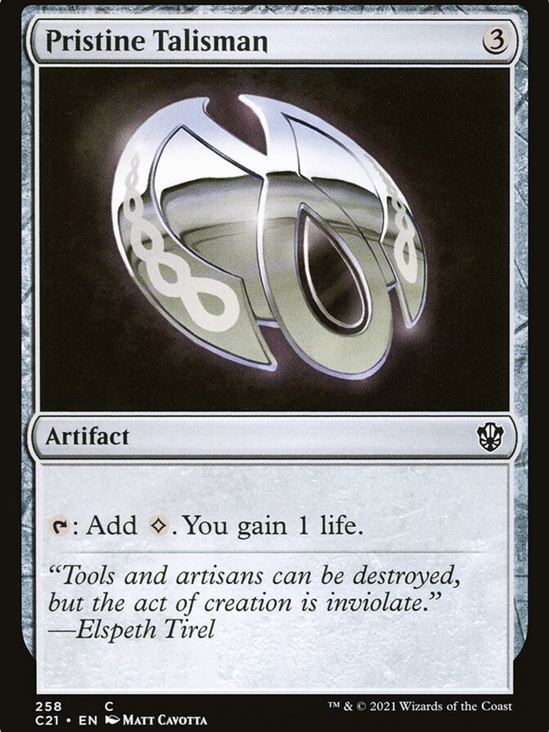 Pristine Talisman (Commander 2021) 1