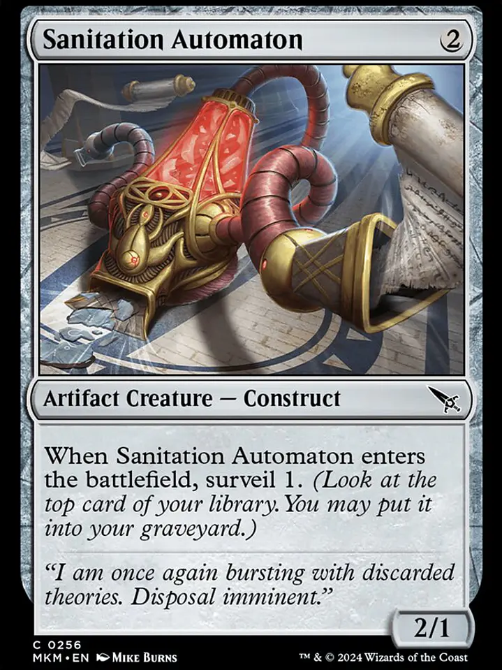 Sanitation Automaton (Murders at Karlov Manor) 1