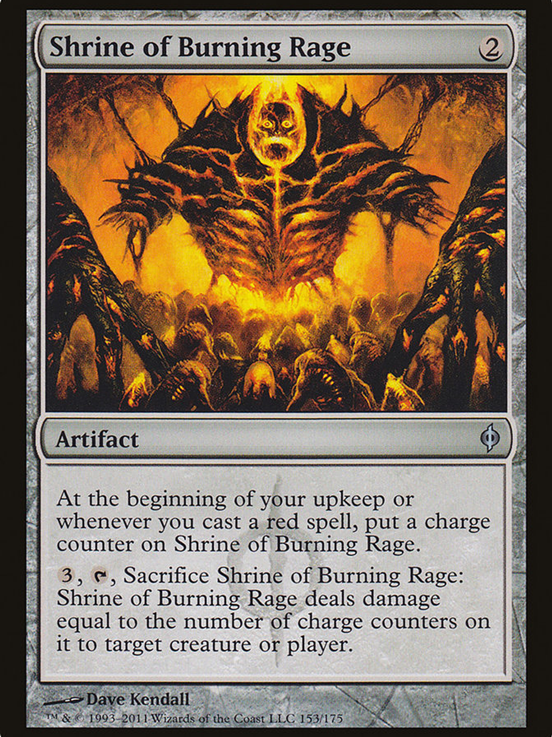 Shrine of Burning Rage (New Phyrexia) 1