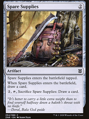 Spare Supplies (Zendikar Rising)