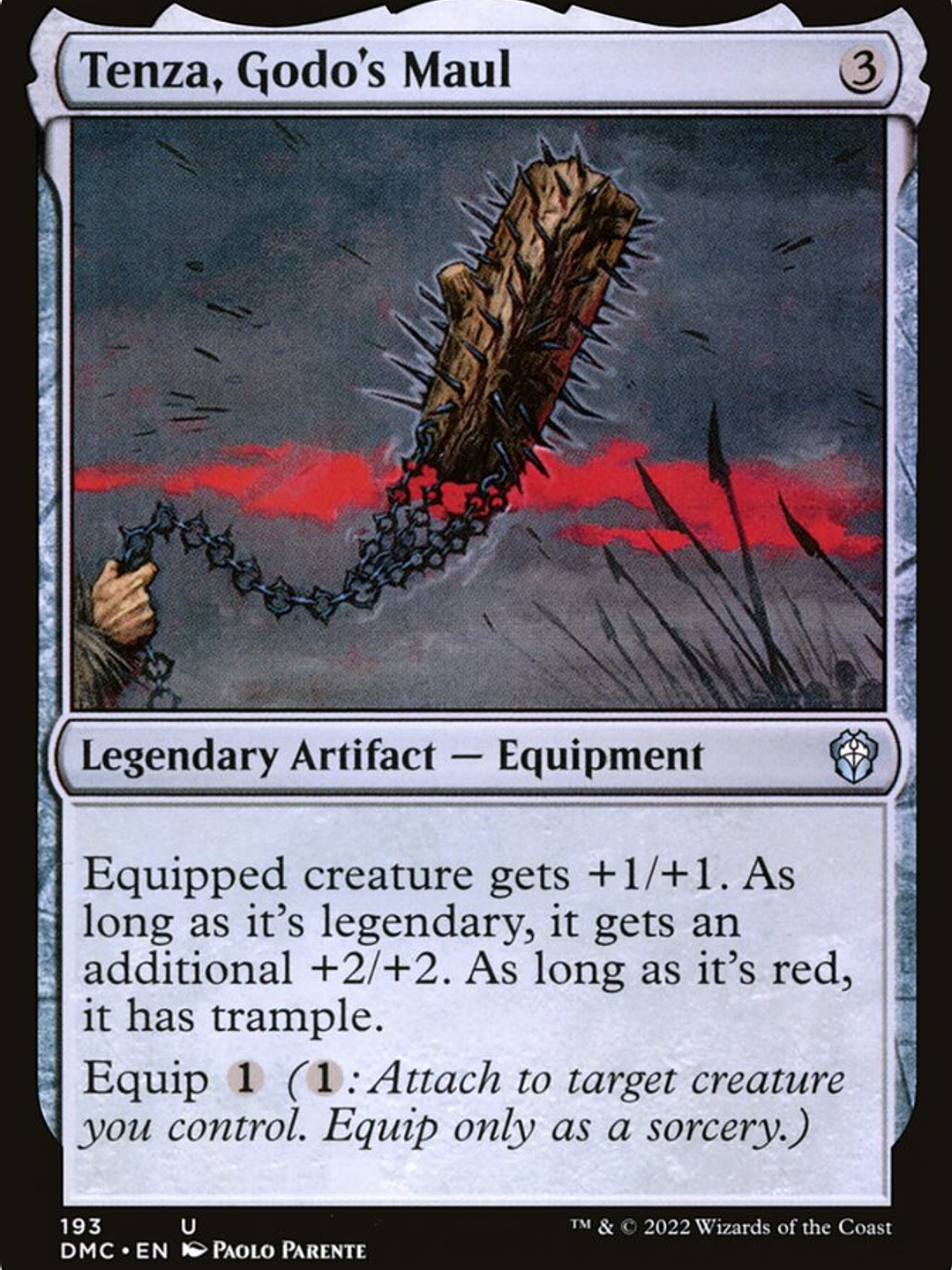 Tenza, Godo's Maul (Dominaria United Commander) 1