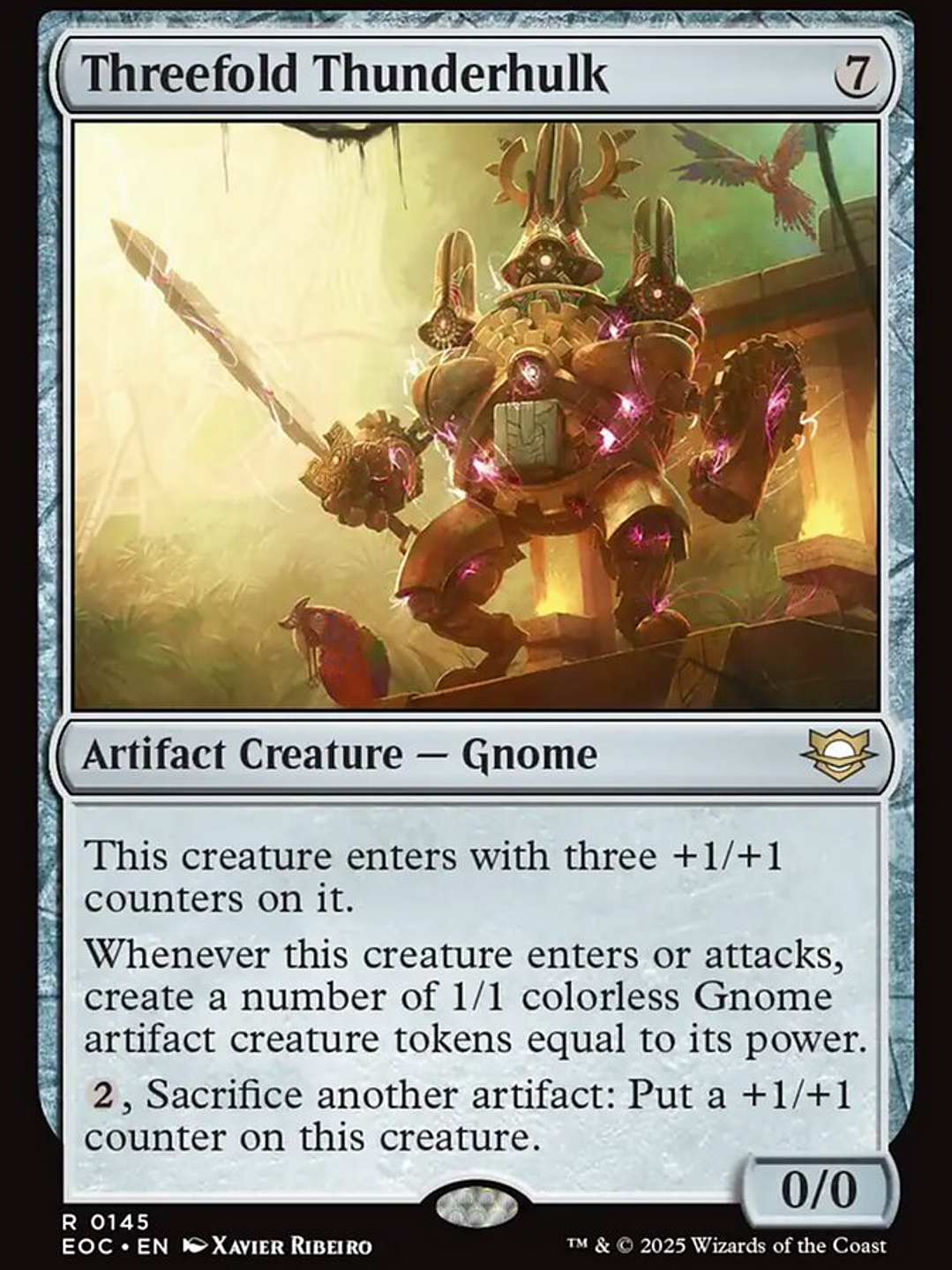 Threefold Thunderhulk (Edge of Eternities Commander) 1