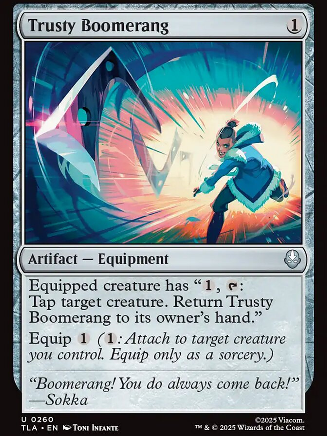 Trusty Boomerang (Avatar: The Last Airbender) 1