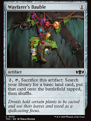 Wayfarer's Bauble (Tarkir: Dragonstorm Commander)