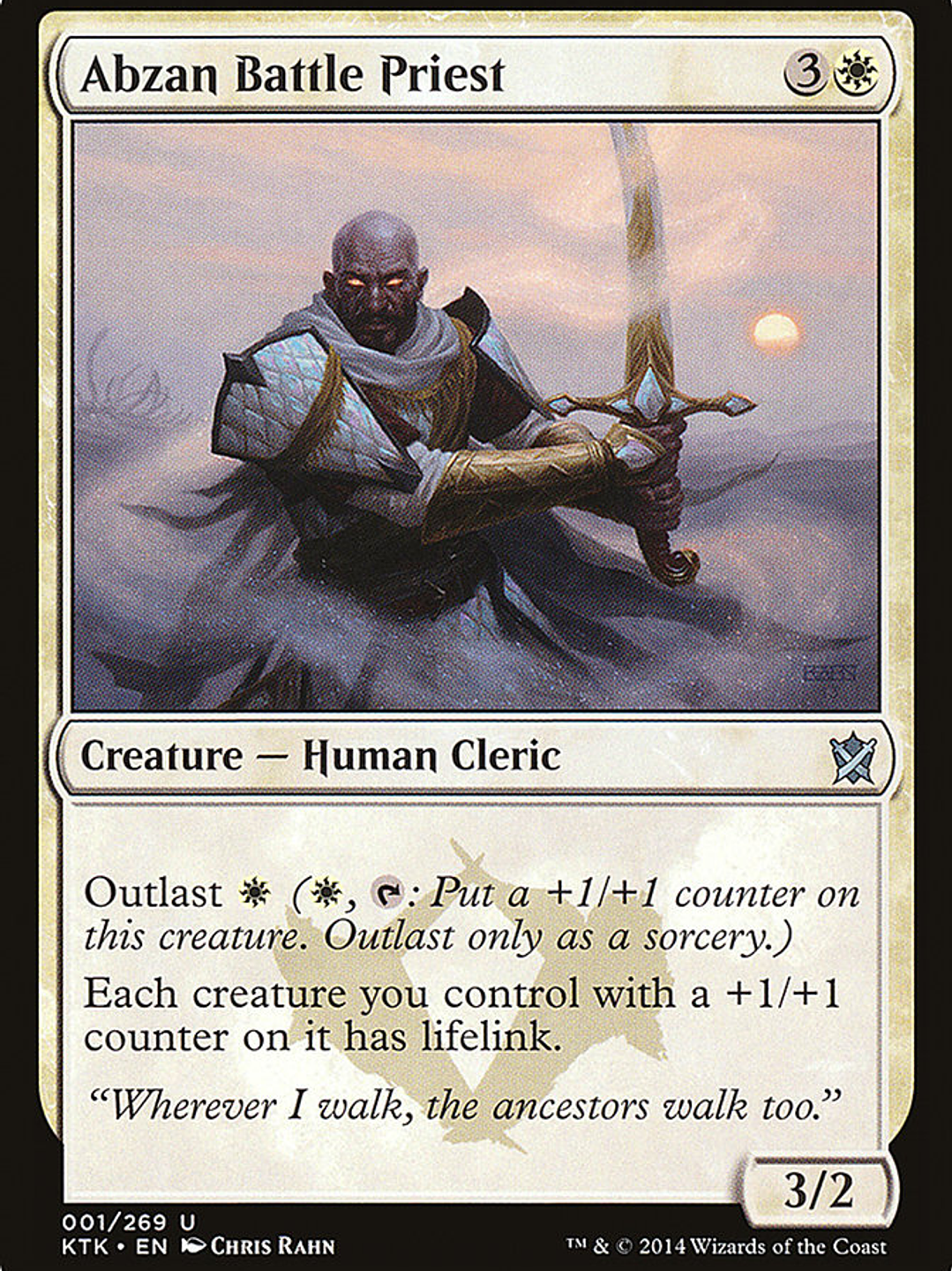 Abzan Battle Priest (Khans of Tarkir) 1