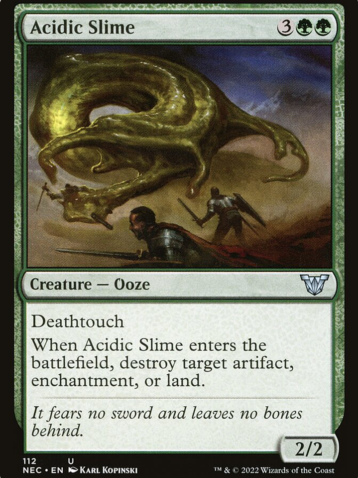 Acidic Slime (Neon Dynasty Commander) 1