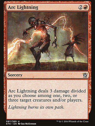 Arc Lightning (Khans of Tarkir)