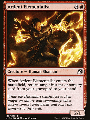 Ardent Elementalist (Innistrad: Midnight Hunt)