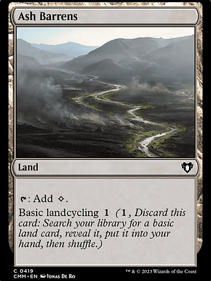 Ash Barrens (Commander Masters)