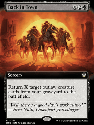 Back in Town (Outlaws of Thunder Junction Commander)