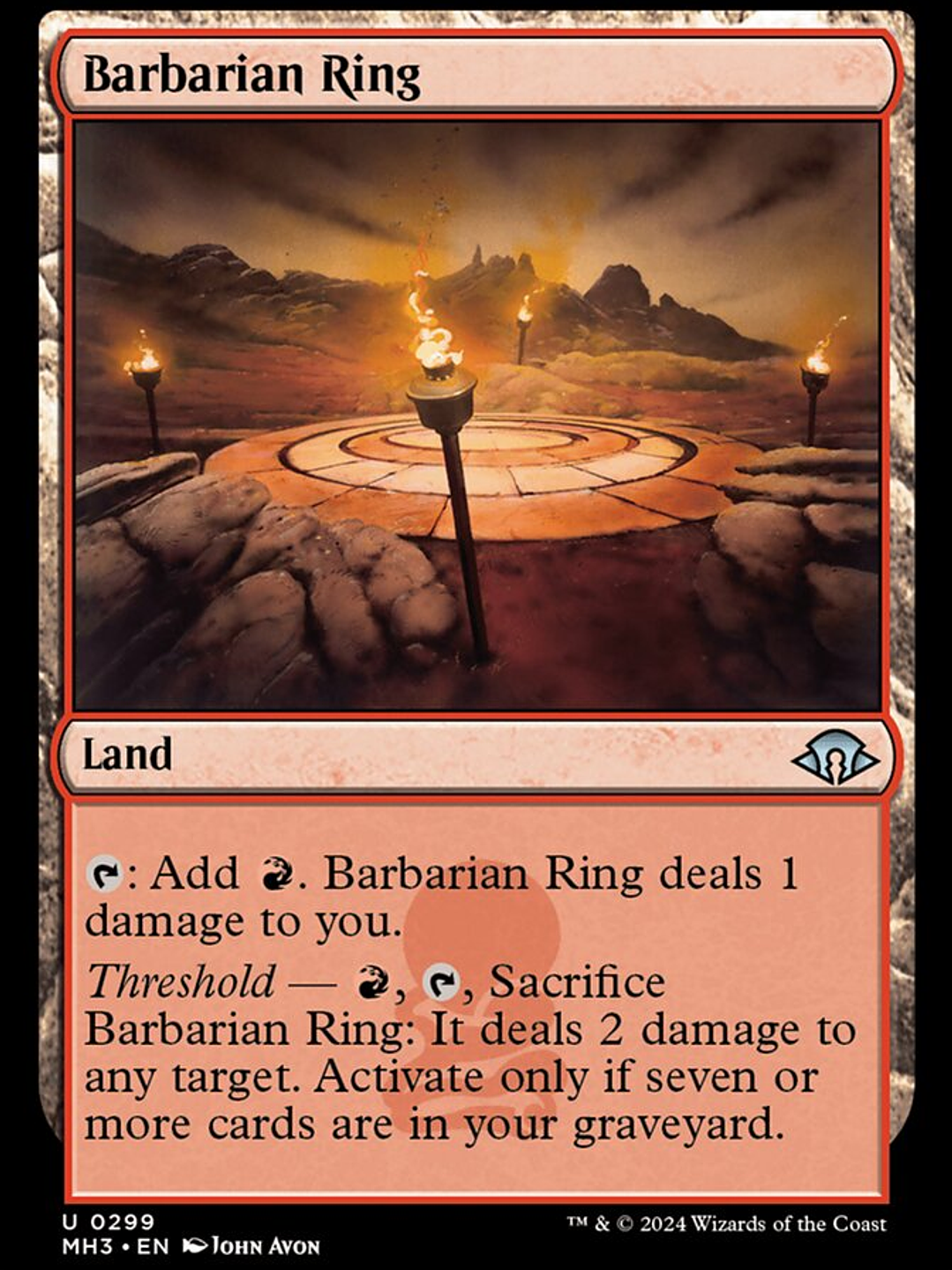 Barbarian Ring (Modern Horizons 3) 1