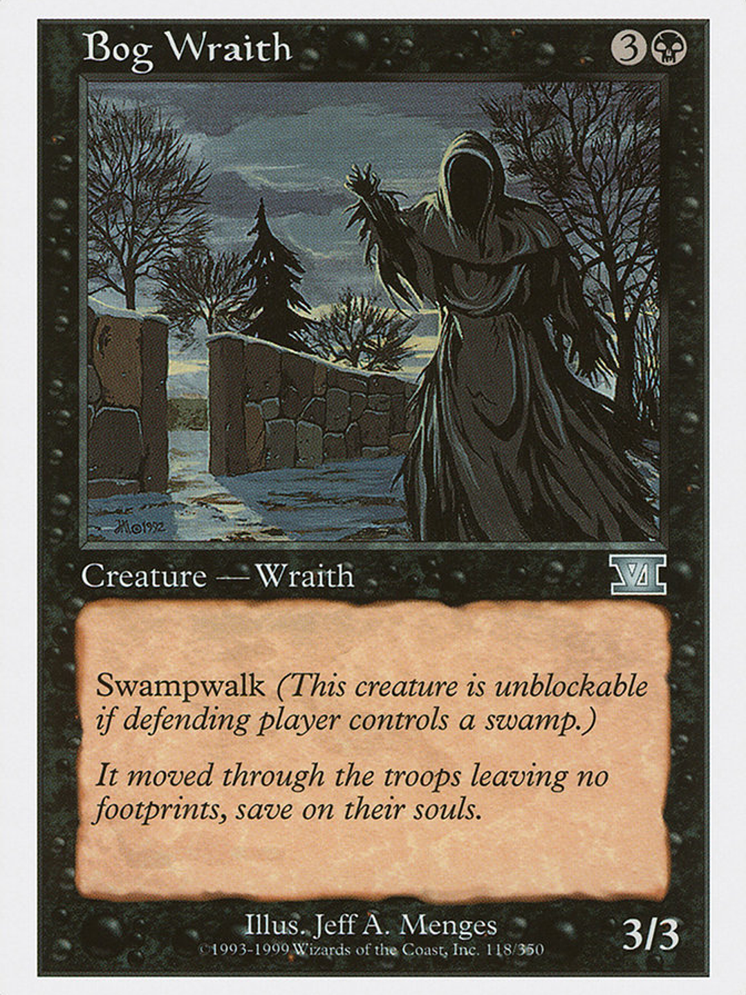 Bog Wraith (Classic Sixth Edition) 1