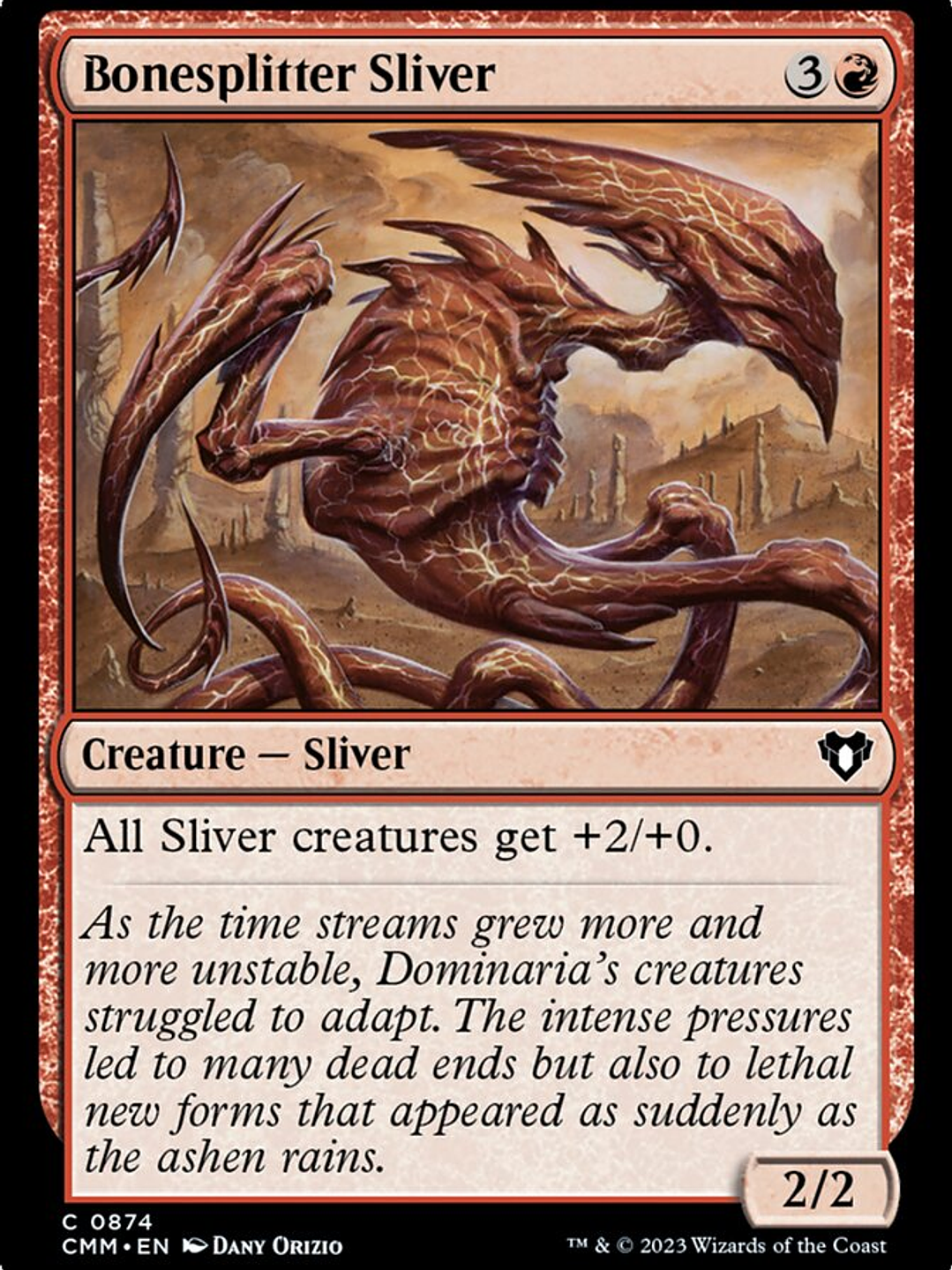 Bonesplitter Sliver (Commander Masters) 1