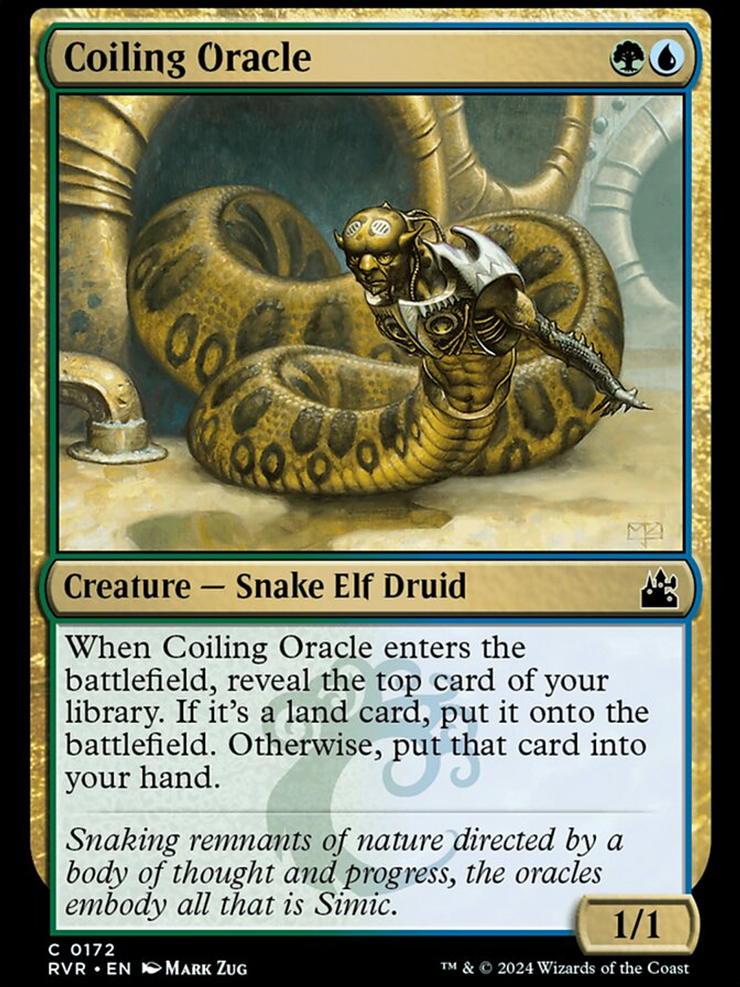 Coiling Oracle (Ravnica Remastered) 1