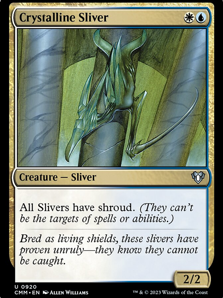 Crystalline Sliver (Commander Masters) 1
