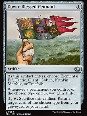 Dawn-Blessed Pennant (Lorwyn Eclipsed)