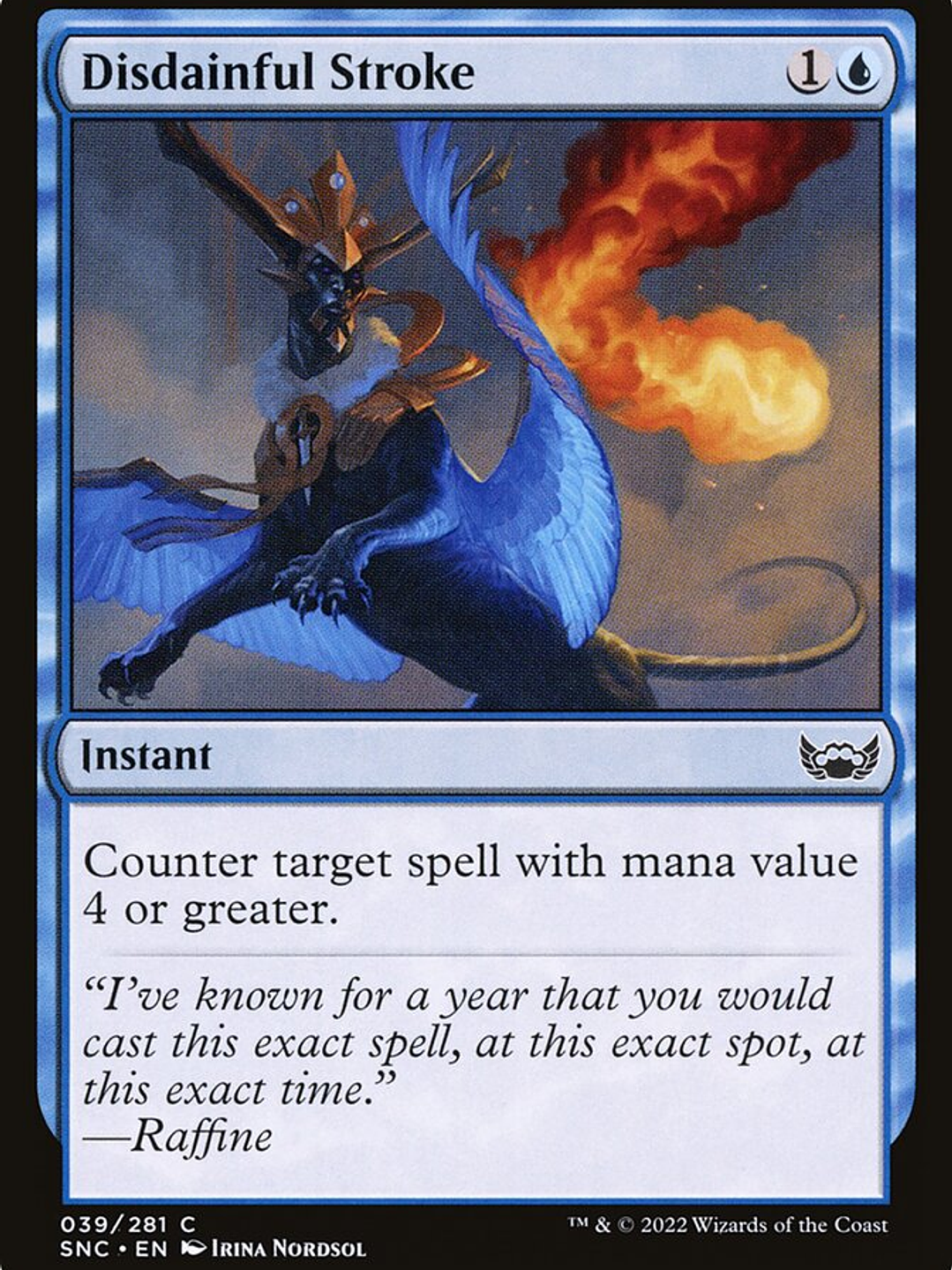 Disdainful Stroke (Streets of New Capenna) 1