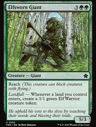 Elfsworn Giant (Foundations)