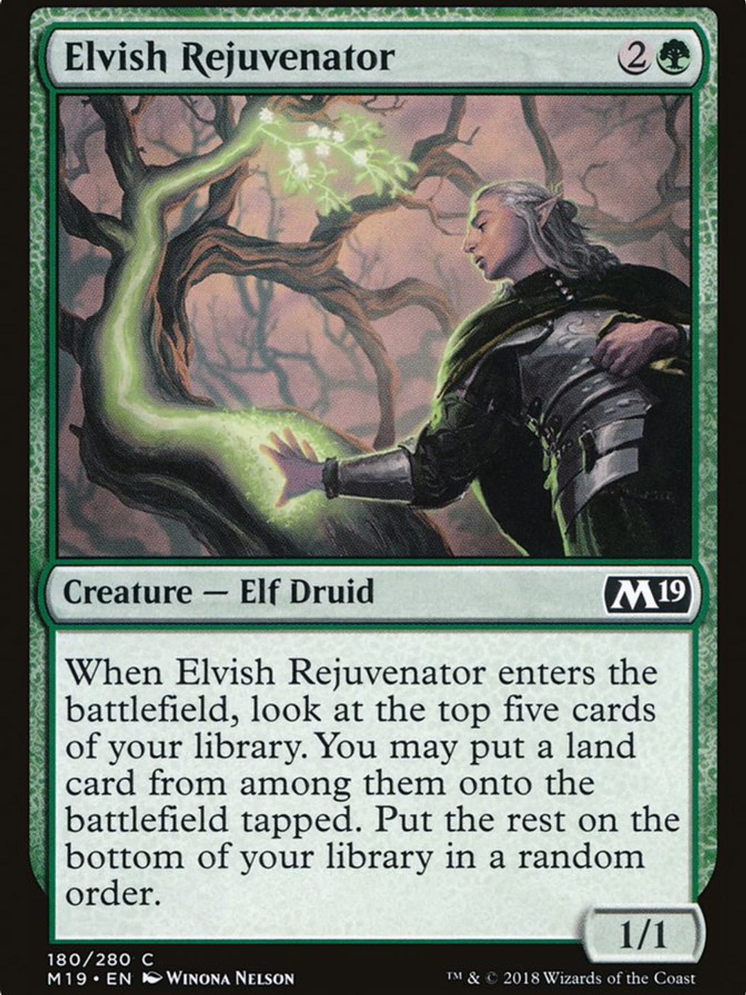 Elvish Rejuvenator (Core Set 2019) 1