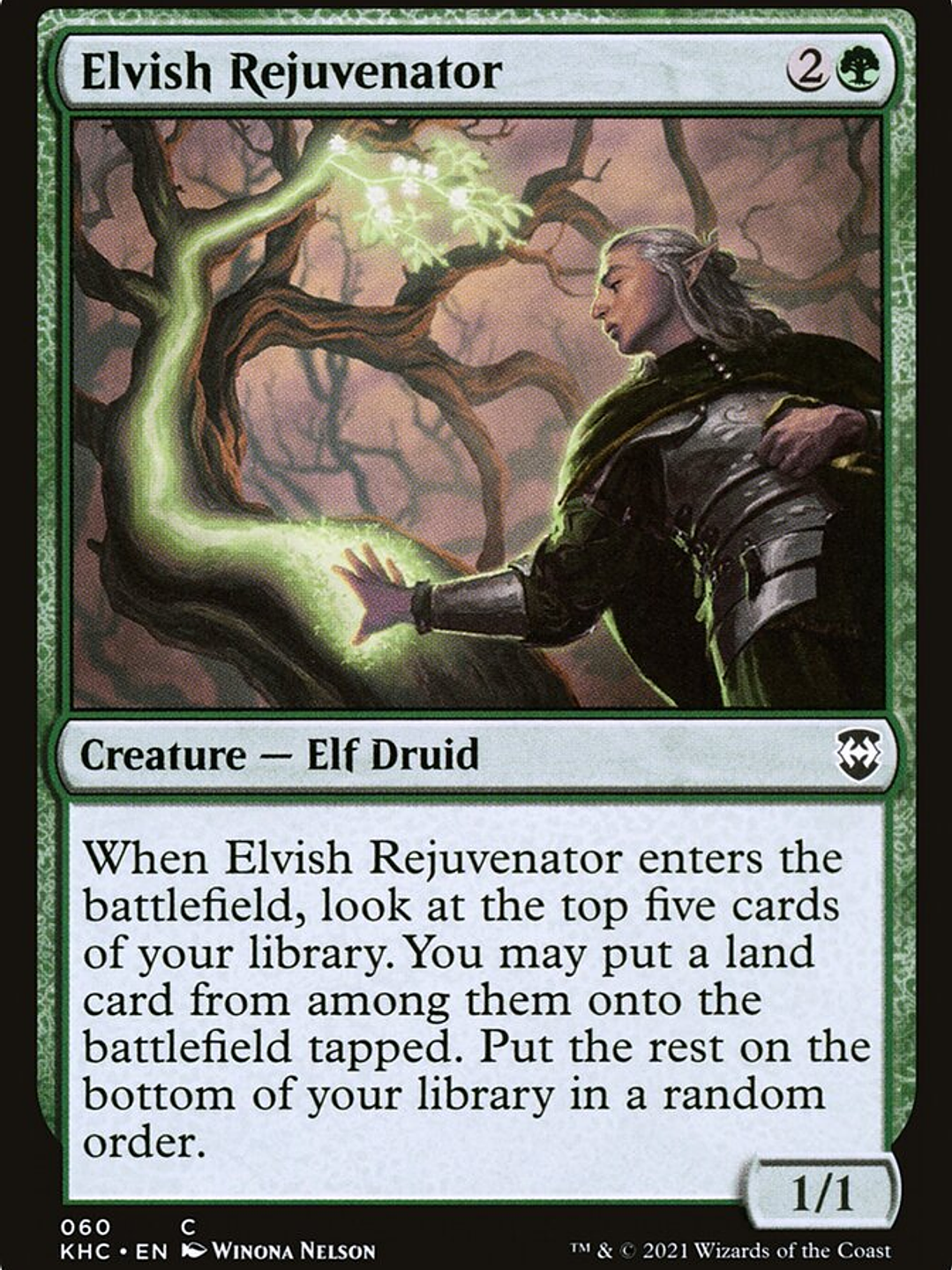 Elvish Rejuvenator (Kaldheim Commander) 1