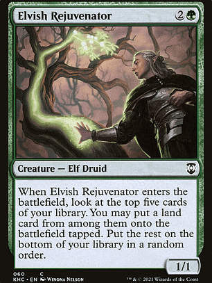Elvish Rejuvenator (Kaldheim Commander)