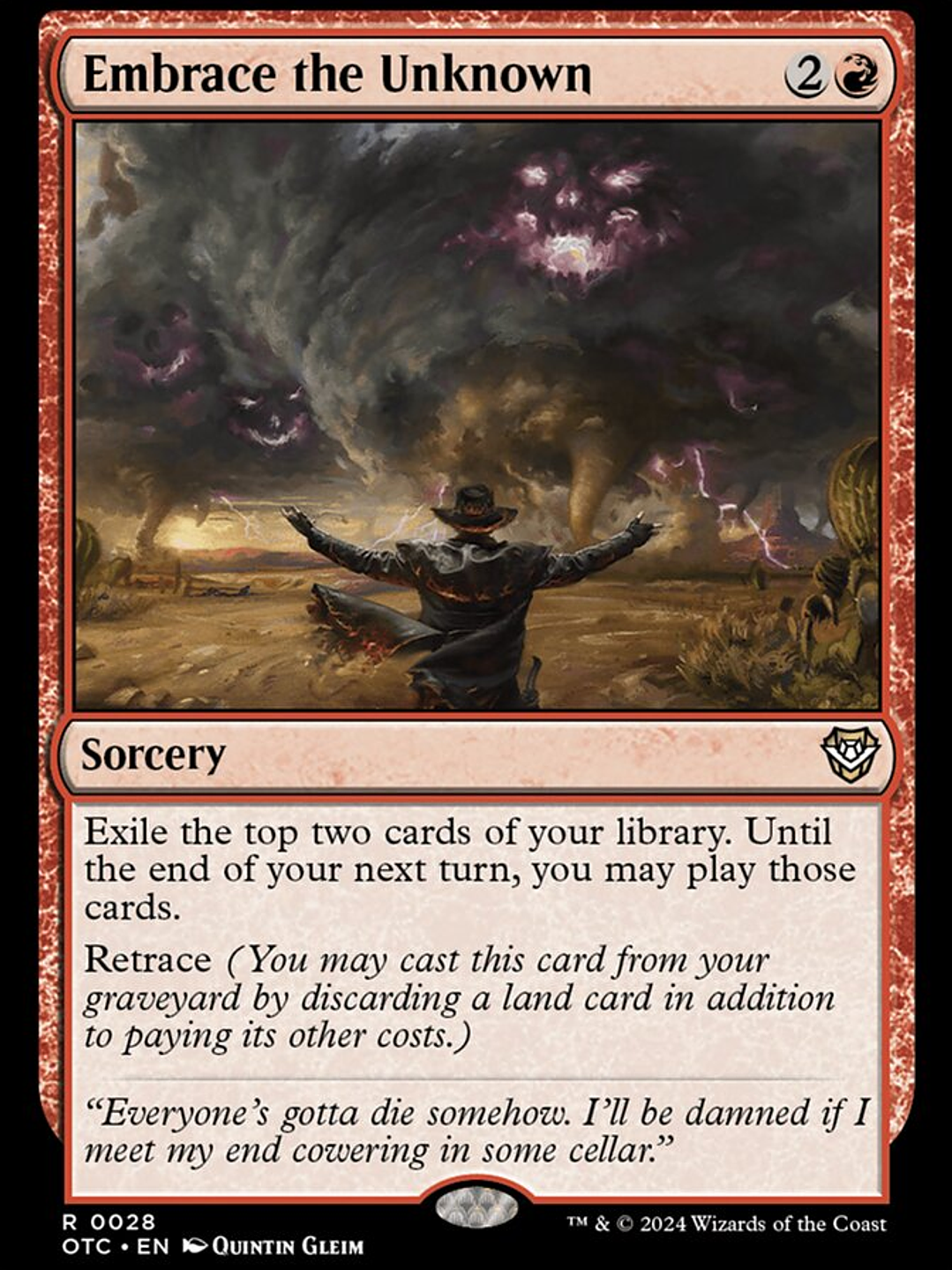 Embrace the Unknown (Outlaws of Thunder Junction Commander) 1