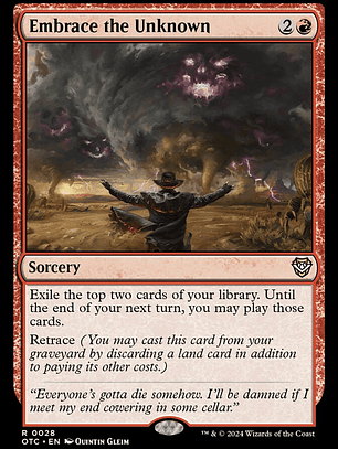 Embrace the Unknown (Outlaws of Thunder Junction Commander)