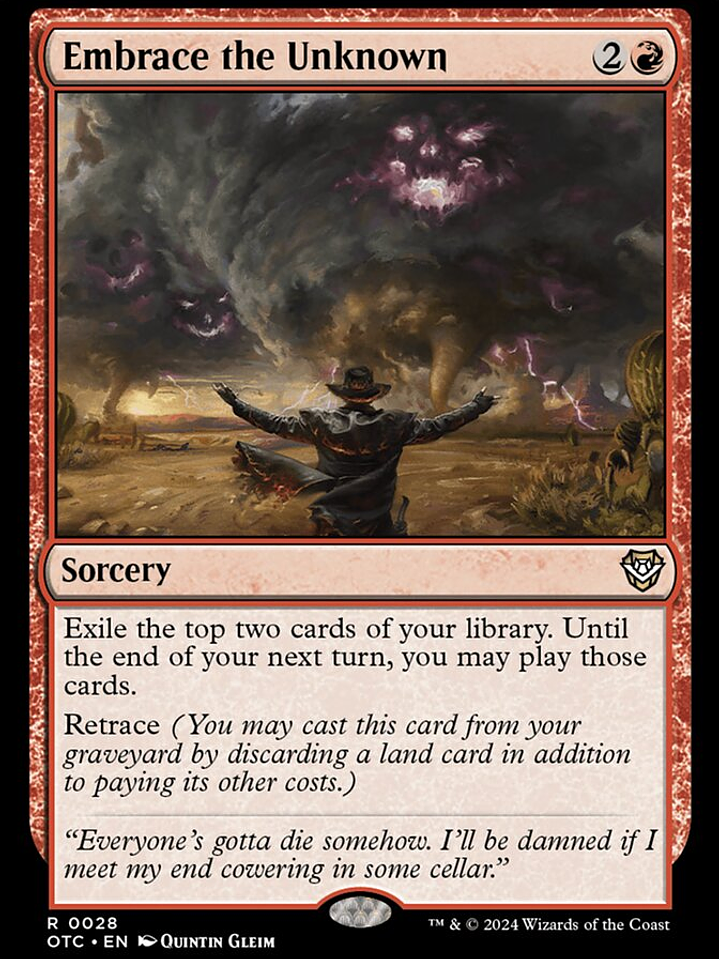 Embrace the Unknown (Outlaws of Thunder Junction Commander) 1