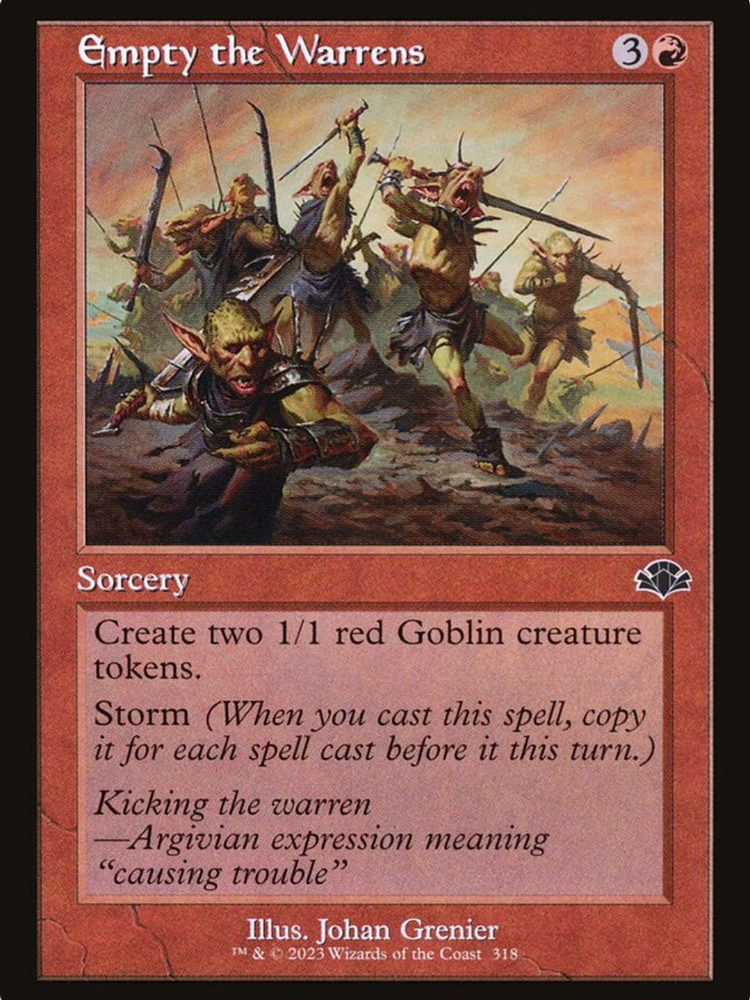 Empty the Warrens (Dominaria Remastered) 1