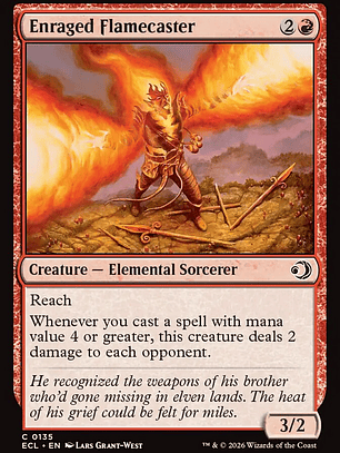 Enraged Flamecaster (Lorwyn Eclipsed)