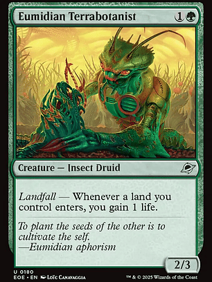 Eumidian Terrabotanist (Edge of Eternities)
