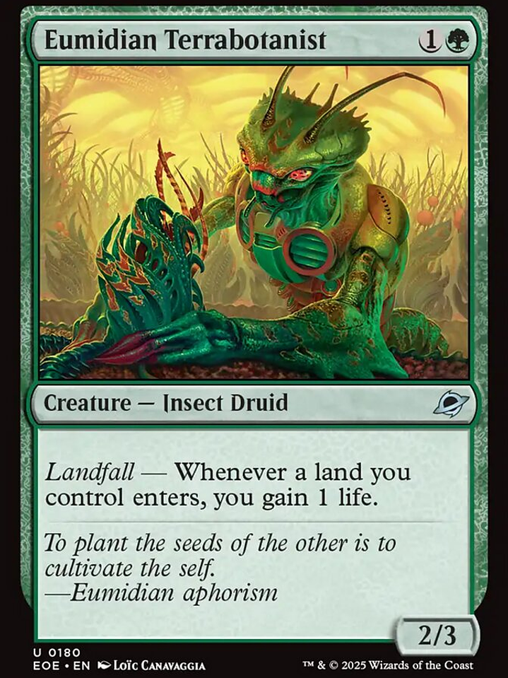 Eumidian Terrabotanist (Edge of Eternities) 1
