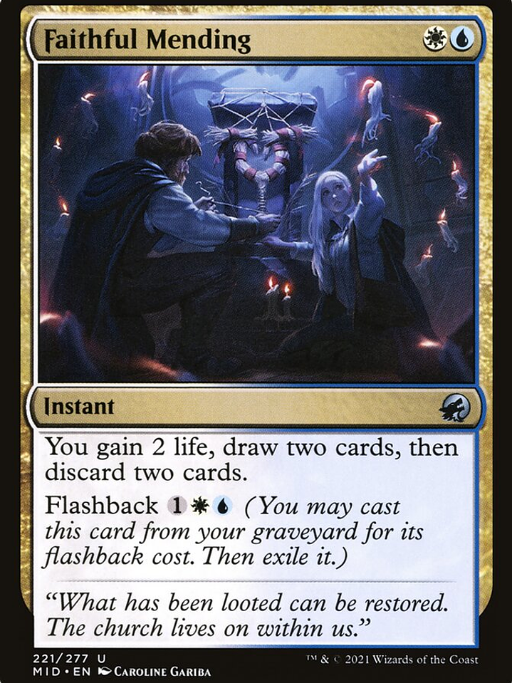Faithful Mending (Innistrad: Midnight Hunt) 1