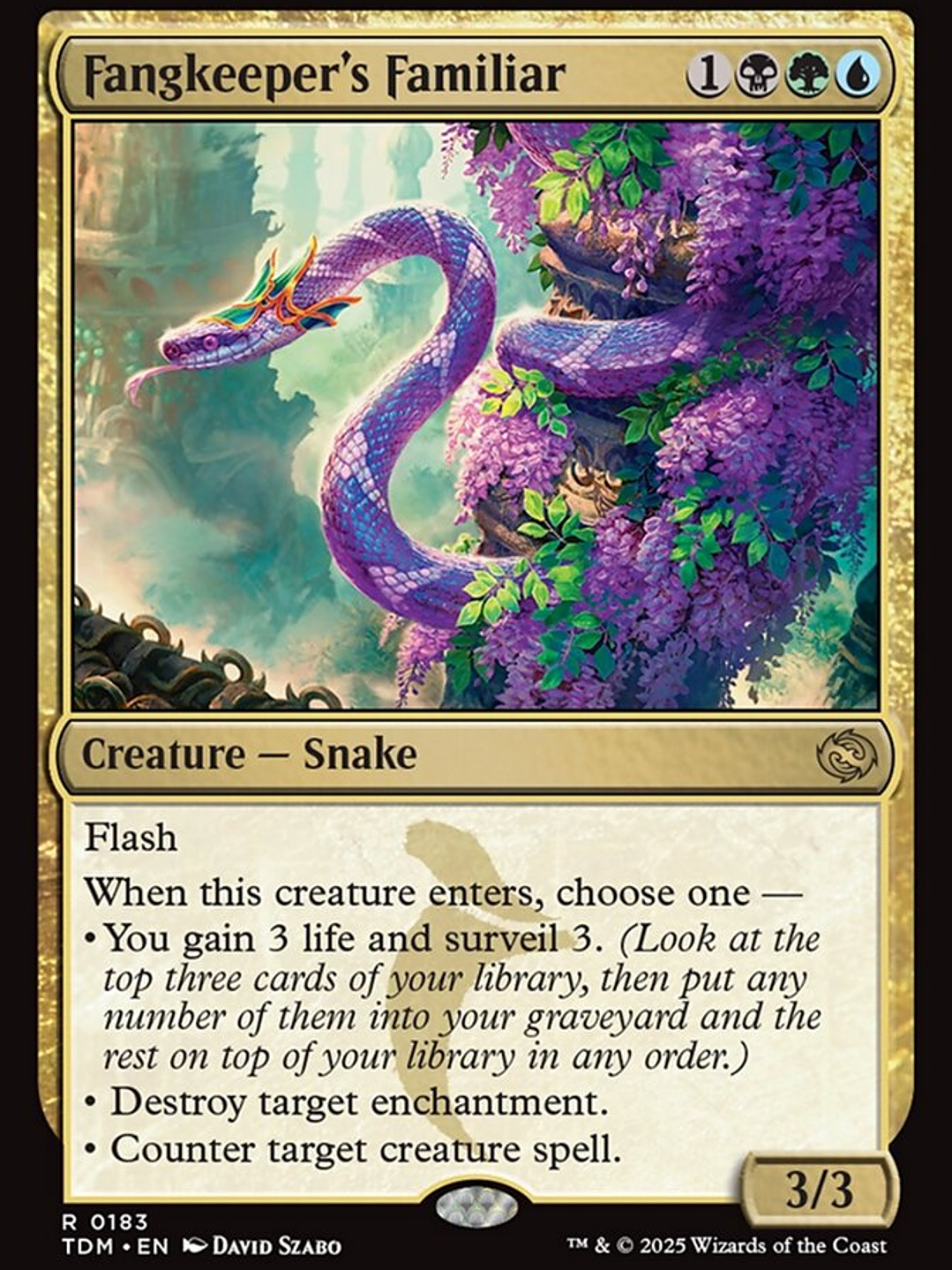 Fangkeeper's Familiar (Tarkir: Dragonstorm) 1