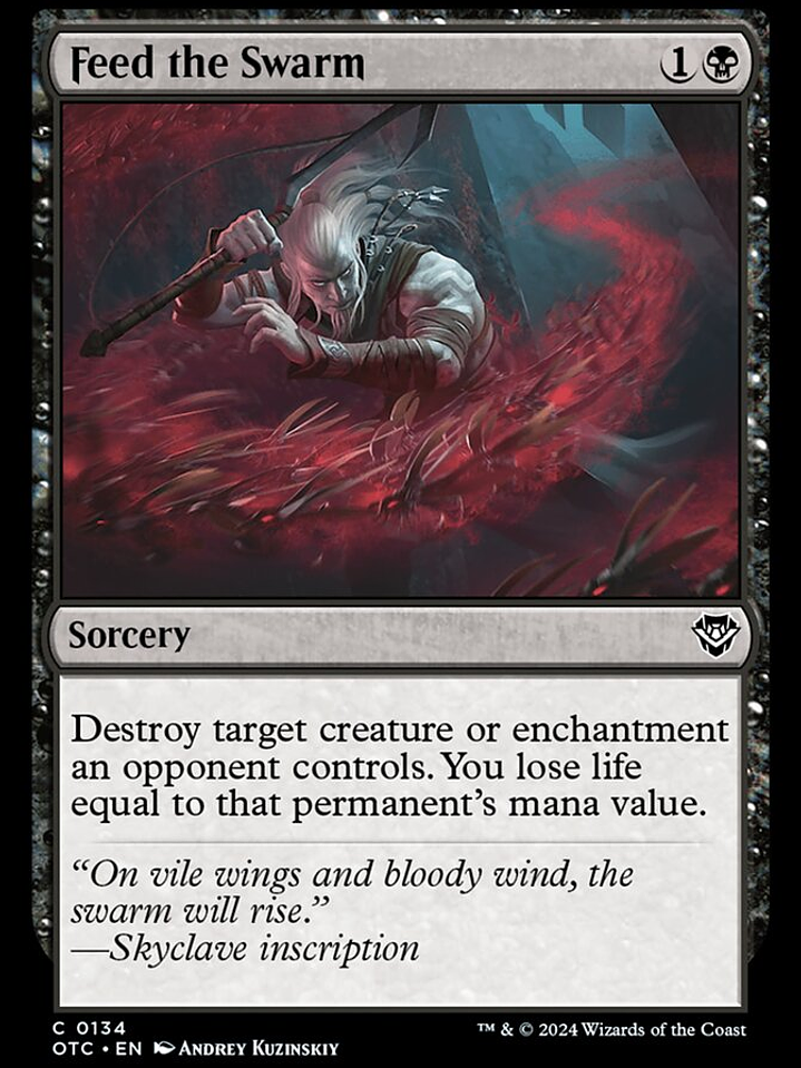 Feed the Swarm (Outlaws of Thunder Junction Commander) 1