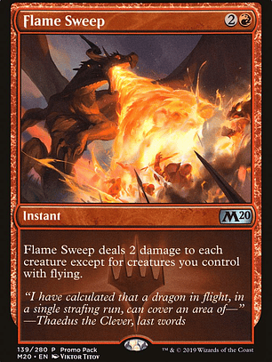 Flame Sweep (Core Set 2020 Promos)