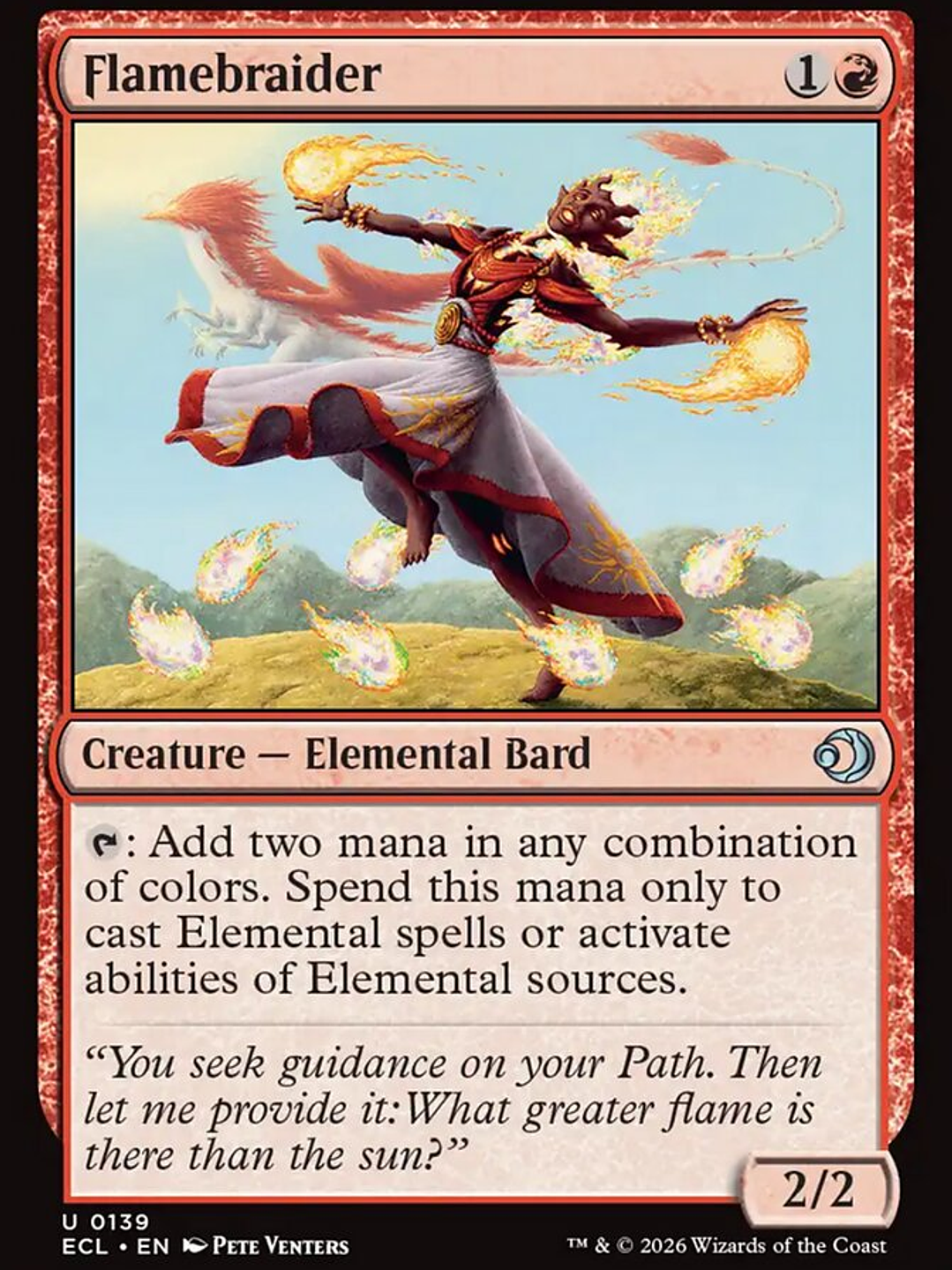 Flamebraider (Lorwyn Eclipsed) 1