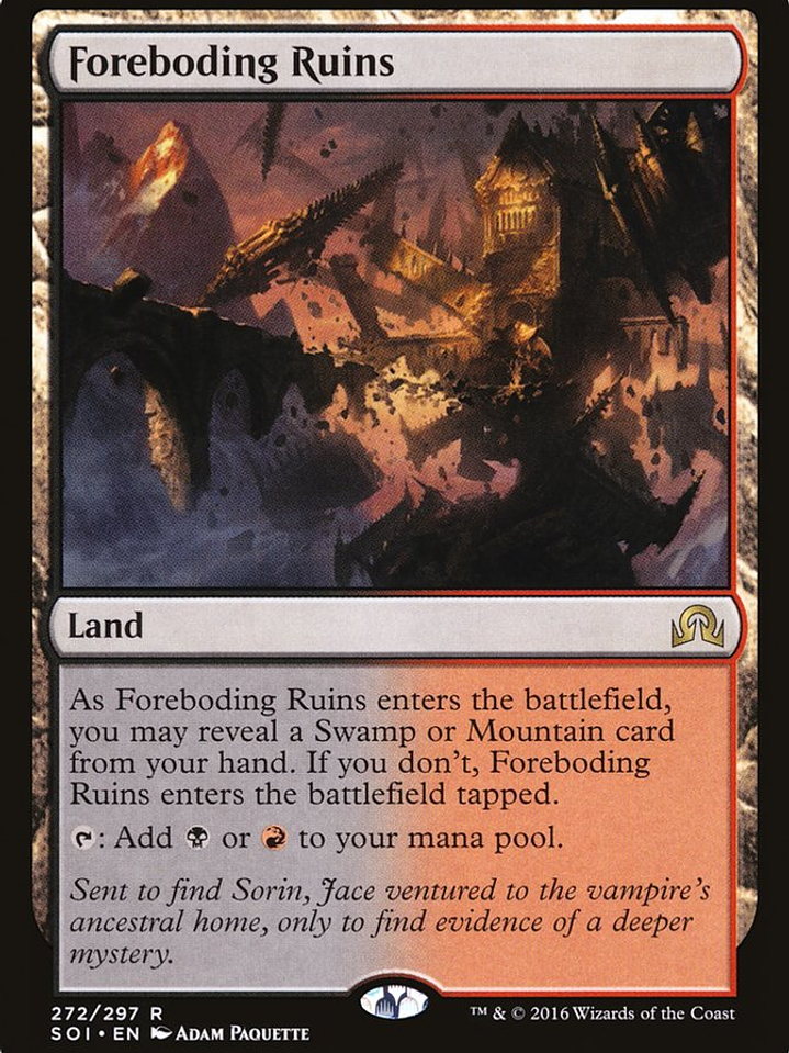 Foreboding Ruins (Shadows over Innistrad) 1