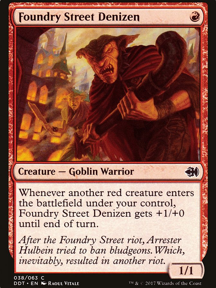 Foundry Street Denizen (Duel Decks: Merfolk vs. Goblins) 1