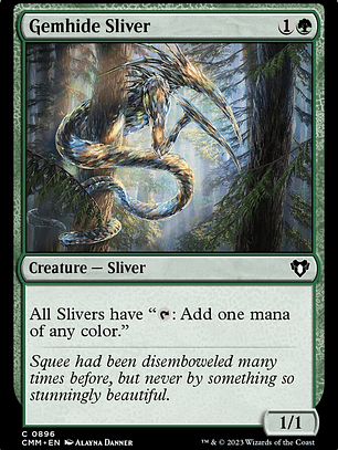Gemhide Sliver (Commander Masters)