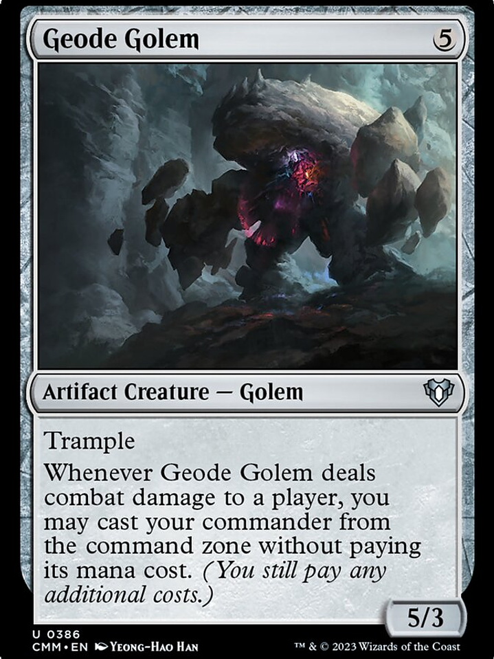 Geode Golem (Commander Masters) 1