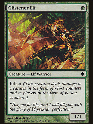 Glistener Elf (New Phyrexia)
