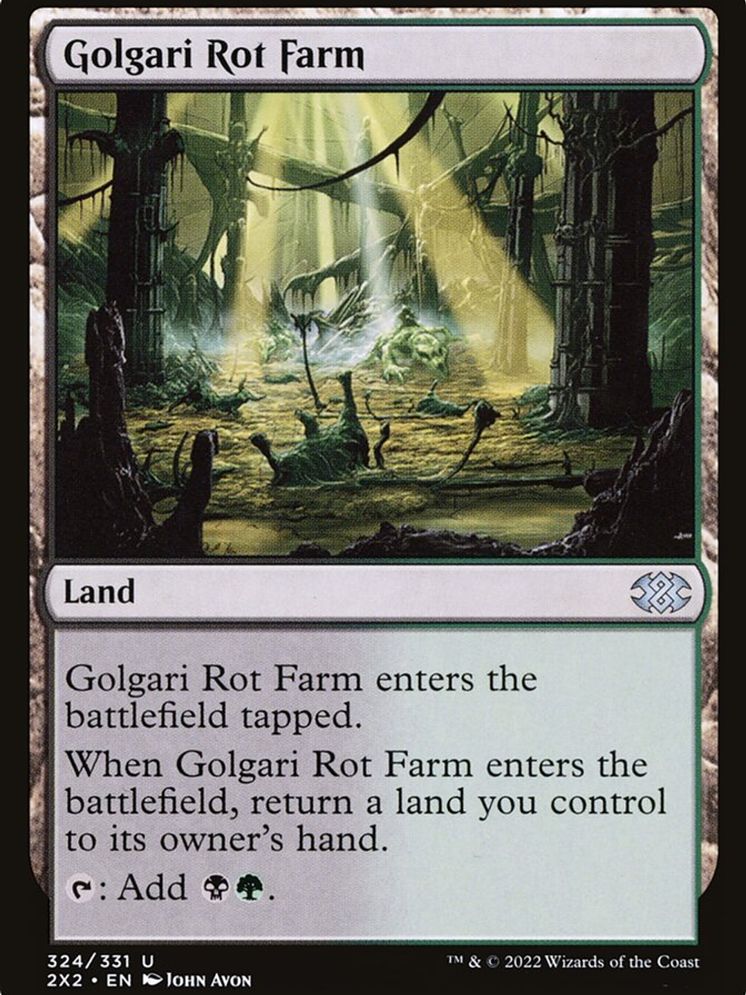 Golgari Rot Farm (Double Masters 2022) 1