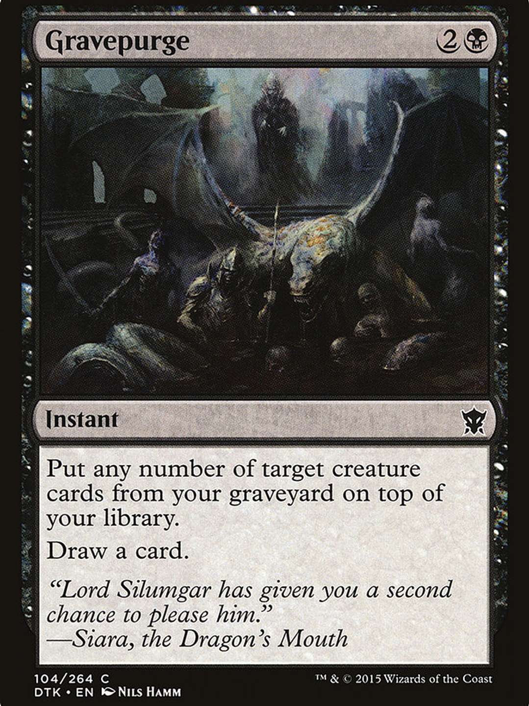 Gravepurge (Dragons of Tarkir) 1