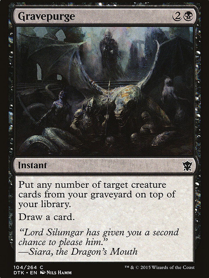 Gravepurge (Dragons of Tarkir) 1
