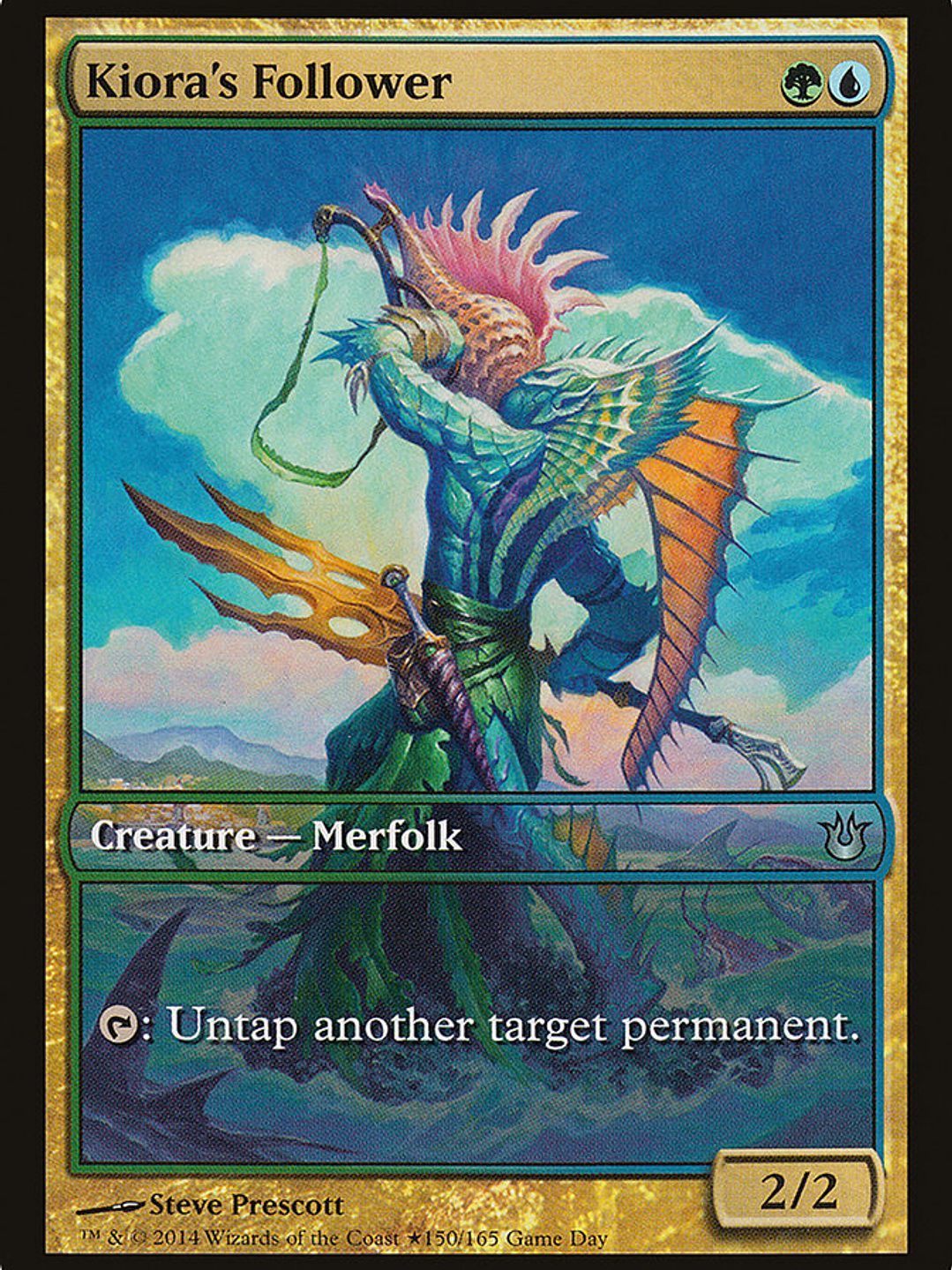 Kiora's Follower (Born of the Gods Promos) 1