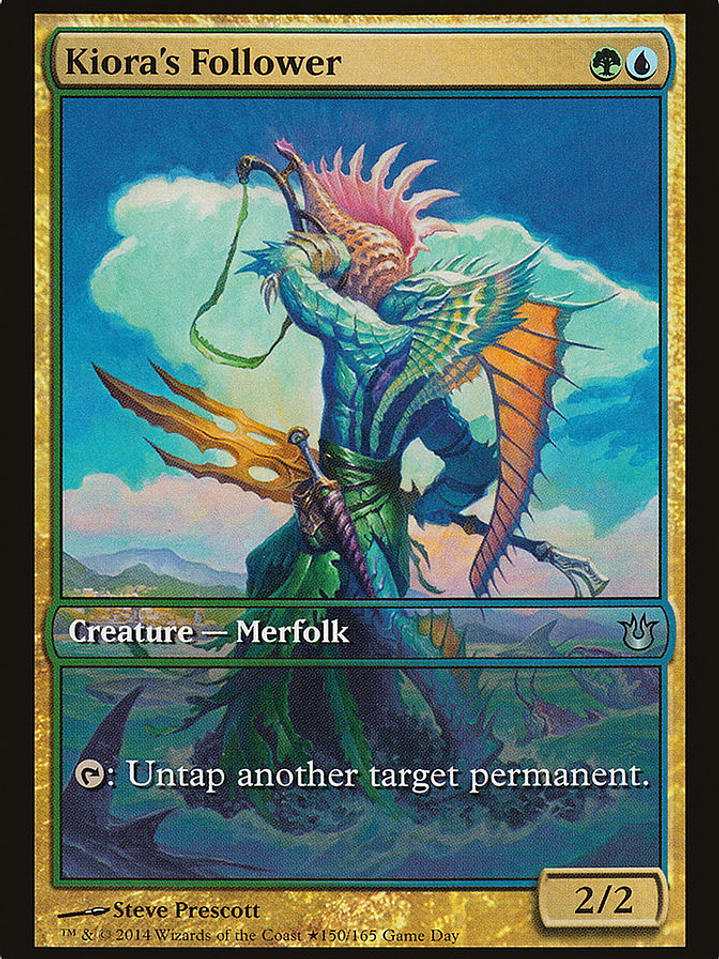 Kiora's Follower (Born of the Gods Promos) 1