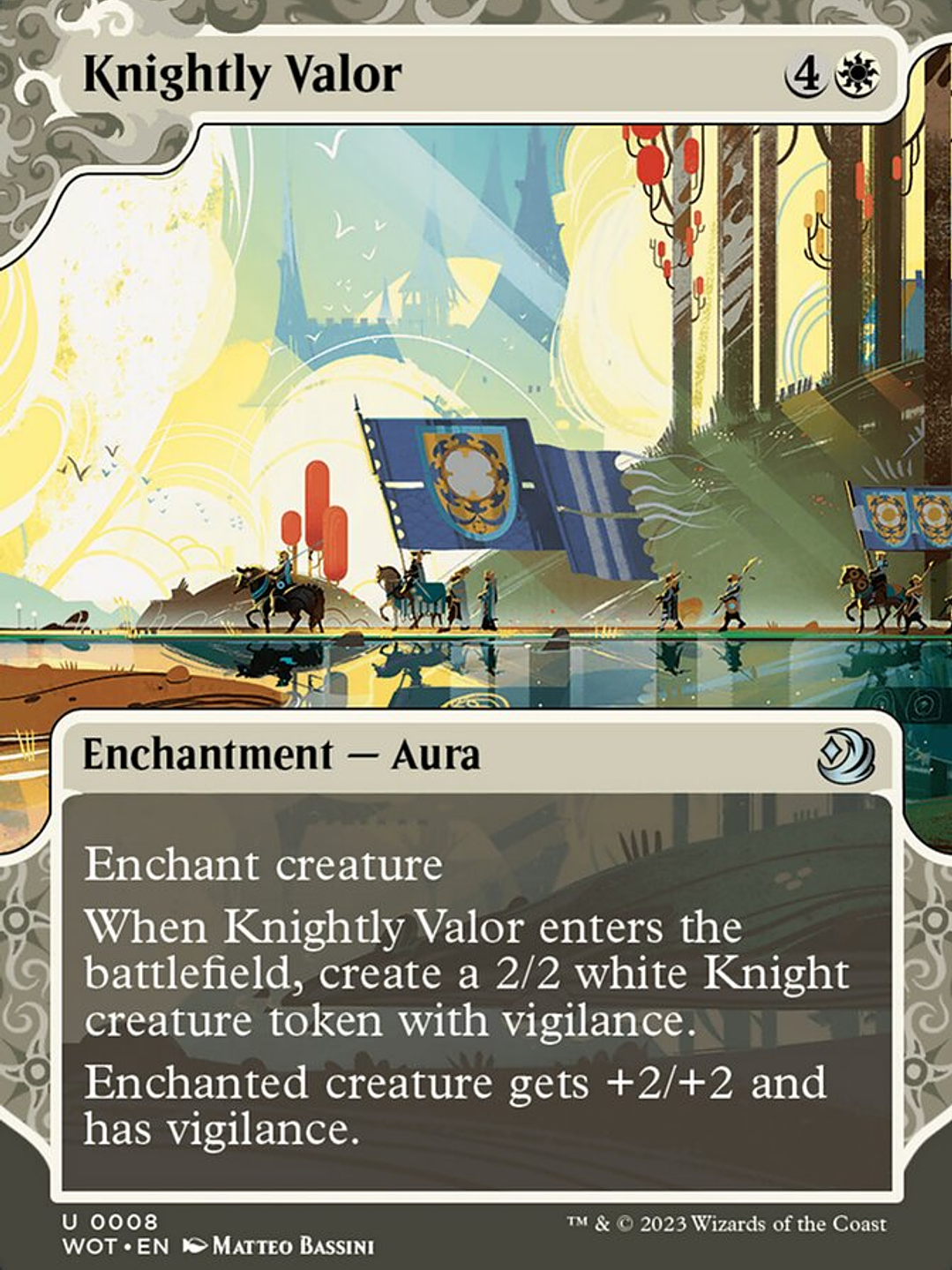 Knightly Valor (Wilds of Eldraine: Enchanting Tales) 1