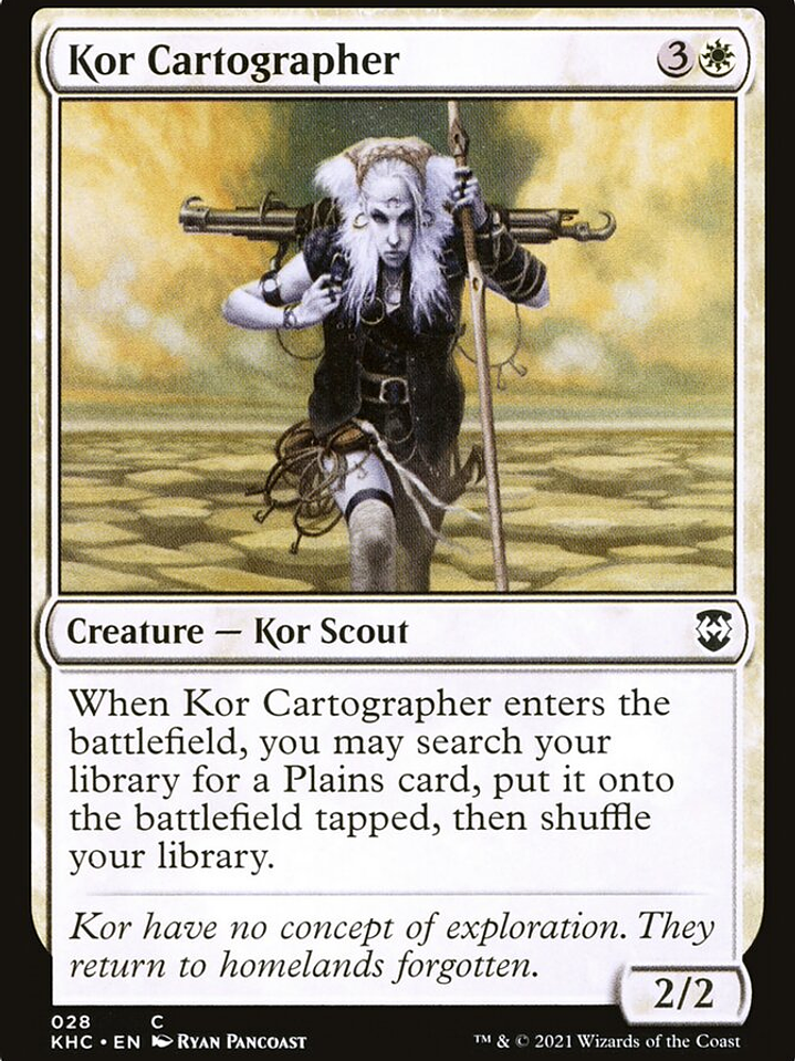 Kor Cartographer (Kaldheim Commander) 1