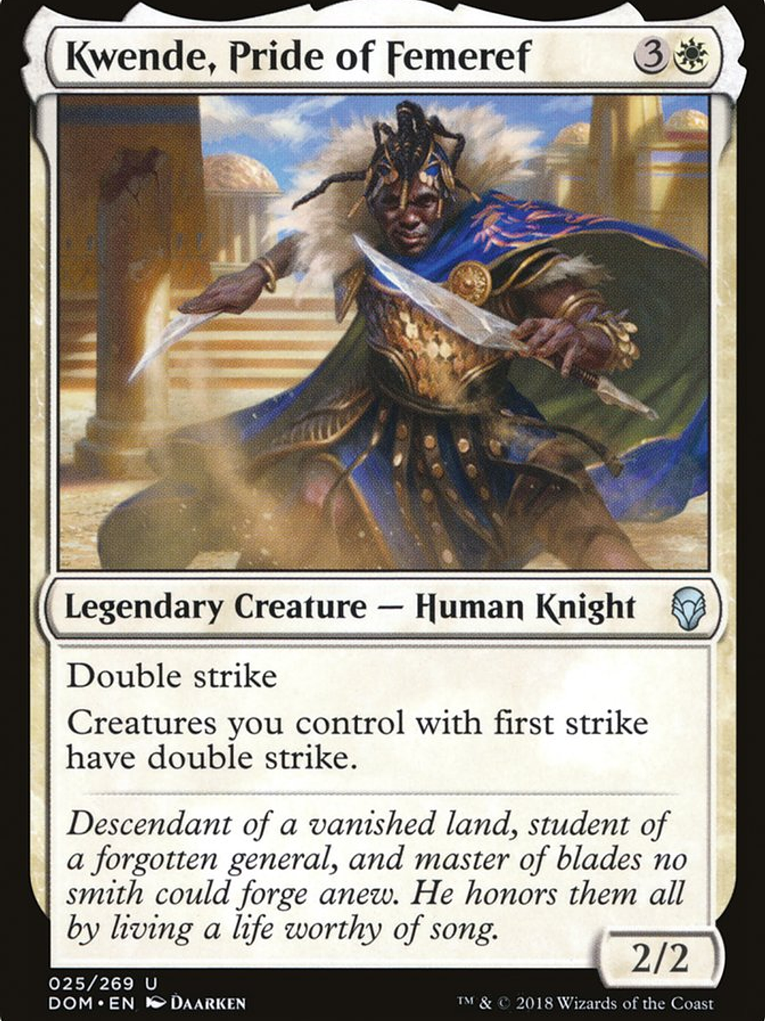 Kwende, Pride of Femeref (Dominaria) 1